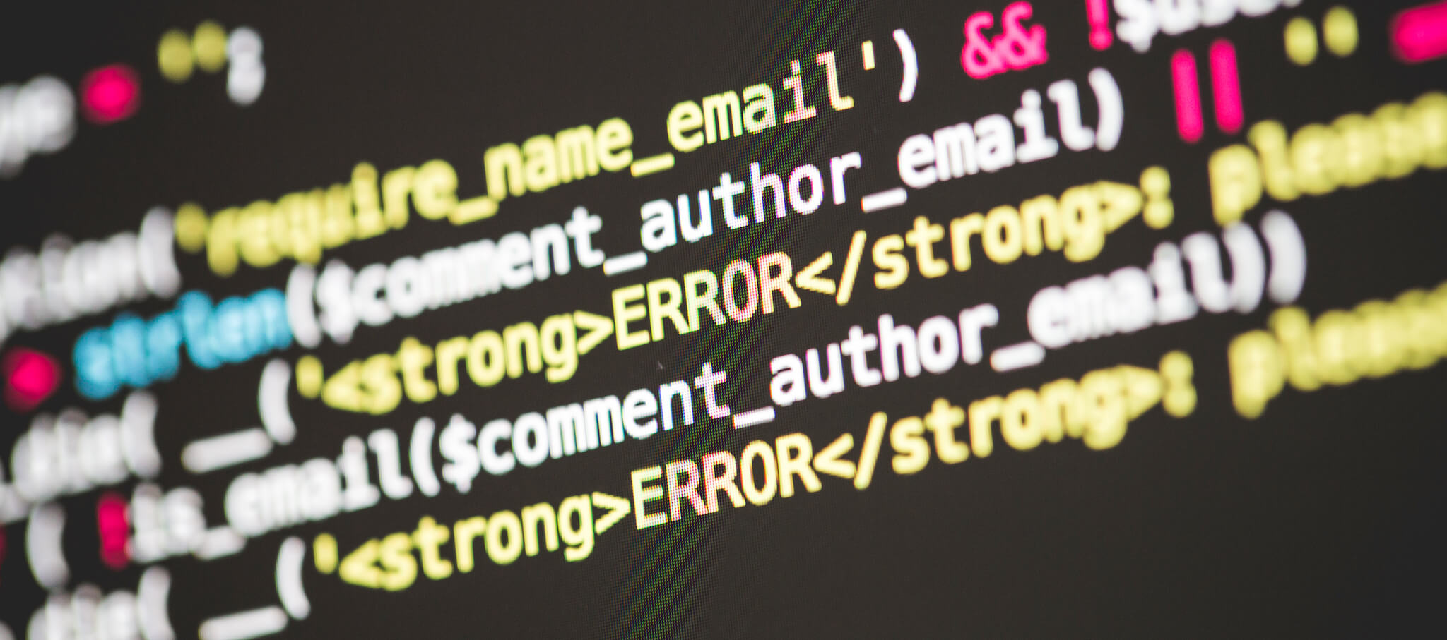 Fehler im Code - Symbolbild Fehler im Code - Symbolbild
